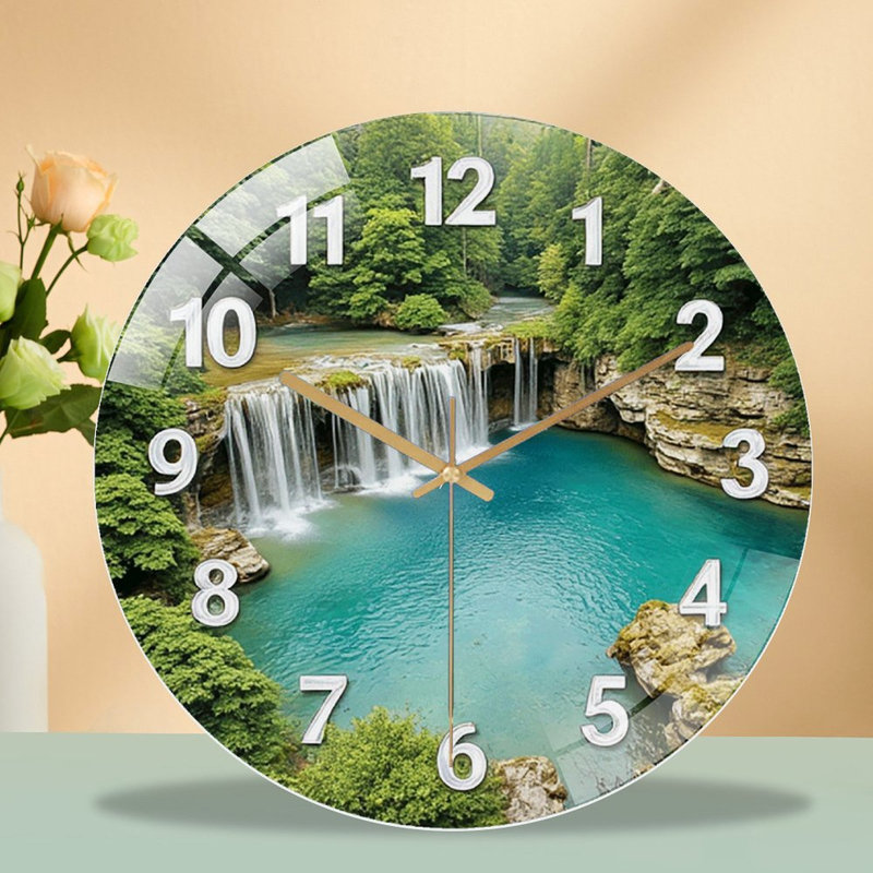 Horloge murale Waterfall
