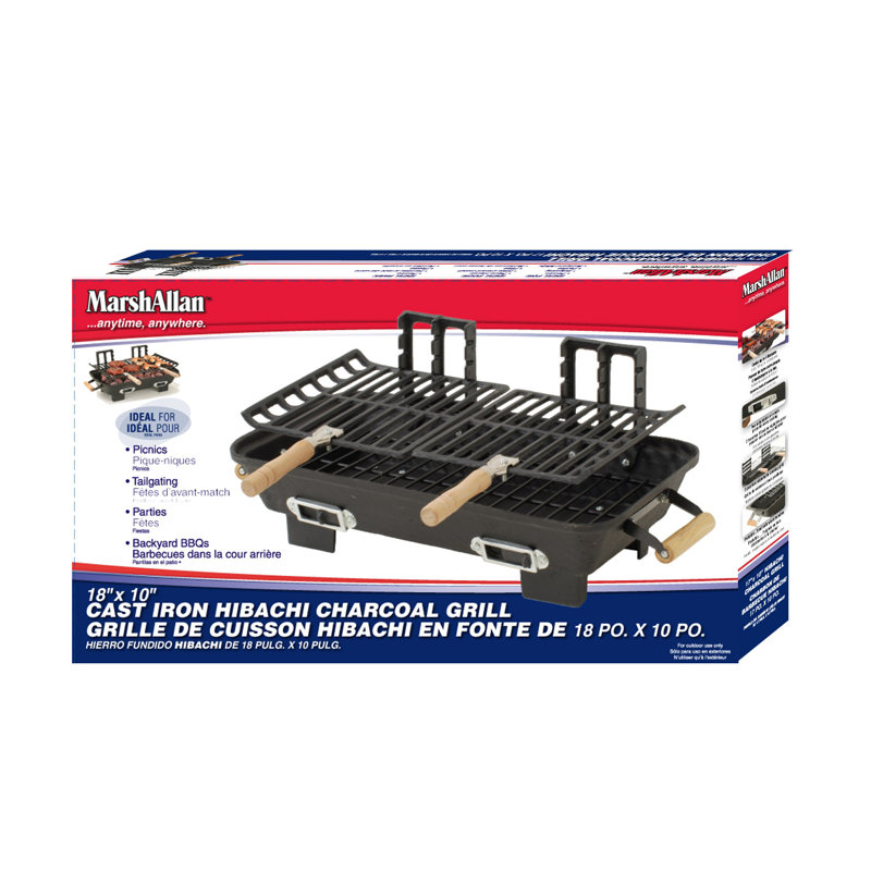 Marsh Allan 18'' W Portable Charcoal Grill