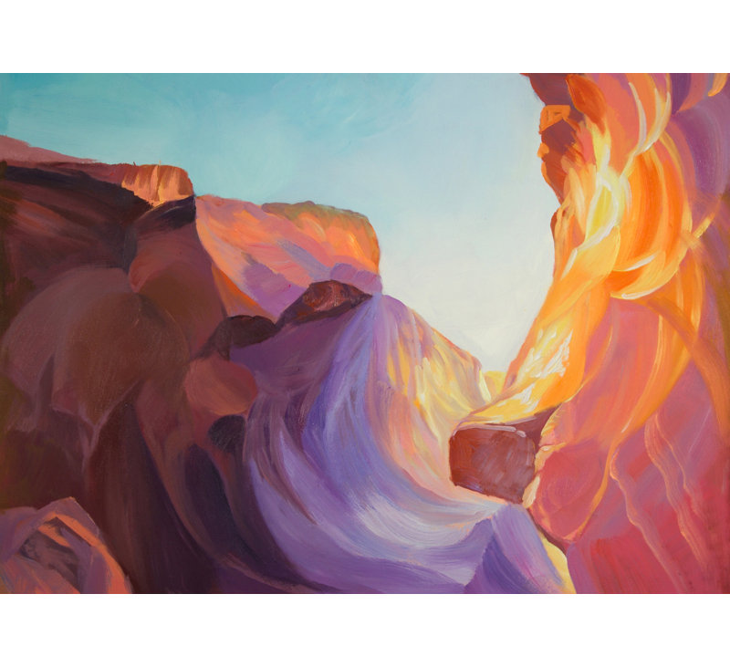Antelope Canyon Orange Mountains Duvet Cover | Home Decor