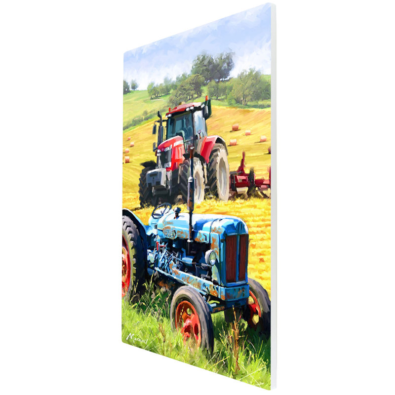 MACNEIL STUDIOS Traditional Transportation Wall Decor on Ceramic