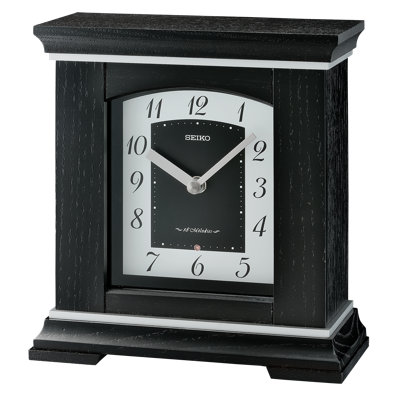 QXW249KLH Mantel Clock, Black