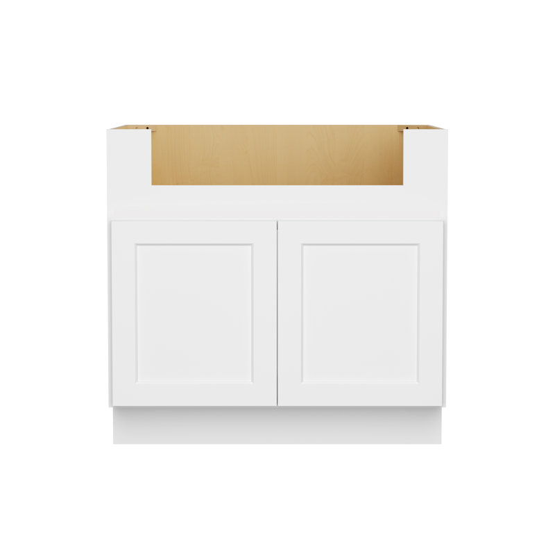 36" × 24" × 34.5"Camlock Easy to Assemble Farm Sink Base Cabinet