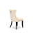 5 Piece Dining Set Contains a Rectangle Wooden Table with Removable leaf and 4 Padded Chairs, Black-123099960-123099963