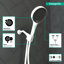 Hansgrohe Rainfinity Handheld 3-Jet Showerhead 130-98880631-122427968