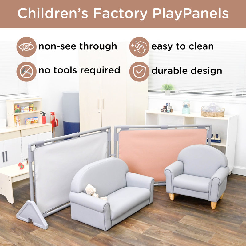 Rectangle Playpanel - Fog Without Feet, Pink