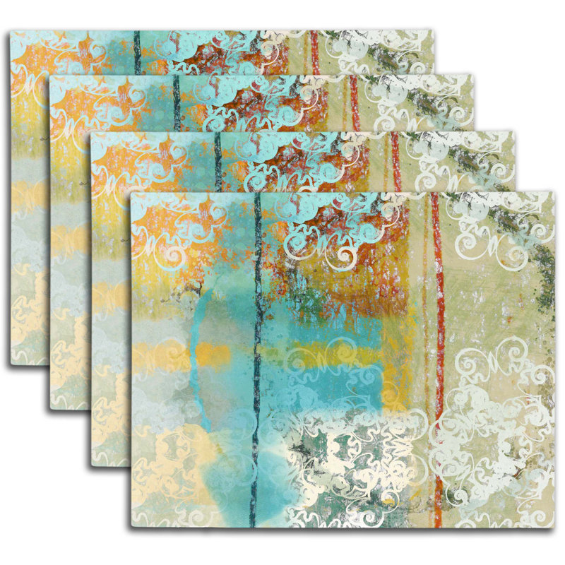 Napperon abstrait en polyester