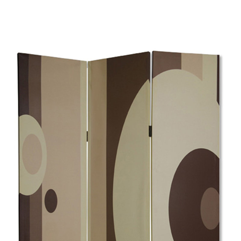 Lockway 48'' W x 72'' H 3 - Panel Folding Room Divider
