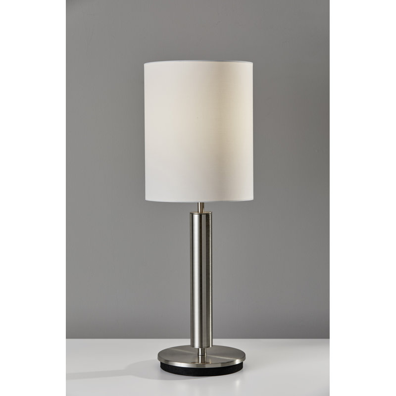 Lampe de table argentée 27 po Rackerby