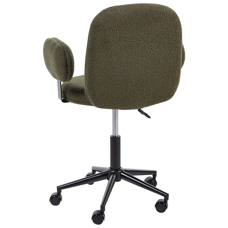 17 Stories Somarah Teddy Office Chair, Green