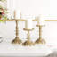 Chandelle de table en aluminium 3 pièces-1005365143