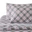 Ensemble de draps en coton imprimé à motif de tartan à motif de tartan à motif de tartan à motif de tartan à densité moyenne de 600 fils Marina-535428311