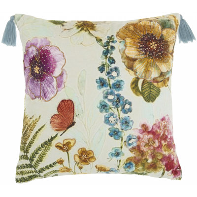 Coussin décoratif coloré fabriqué à la main