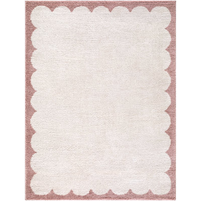 Fossay Shag-Washable Modern High Pile Living Bedroom Rug