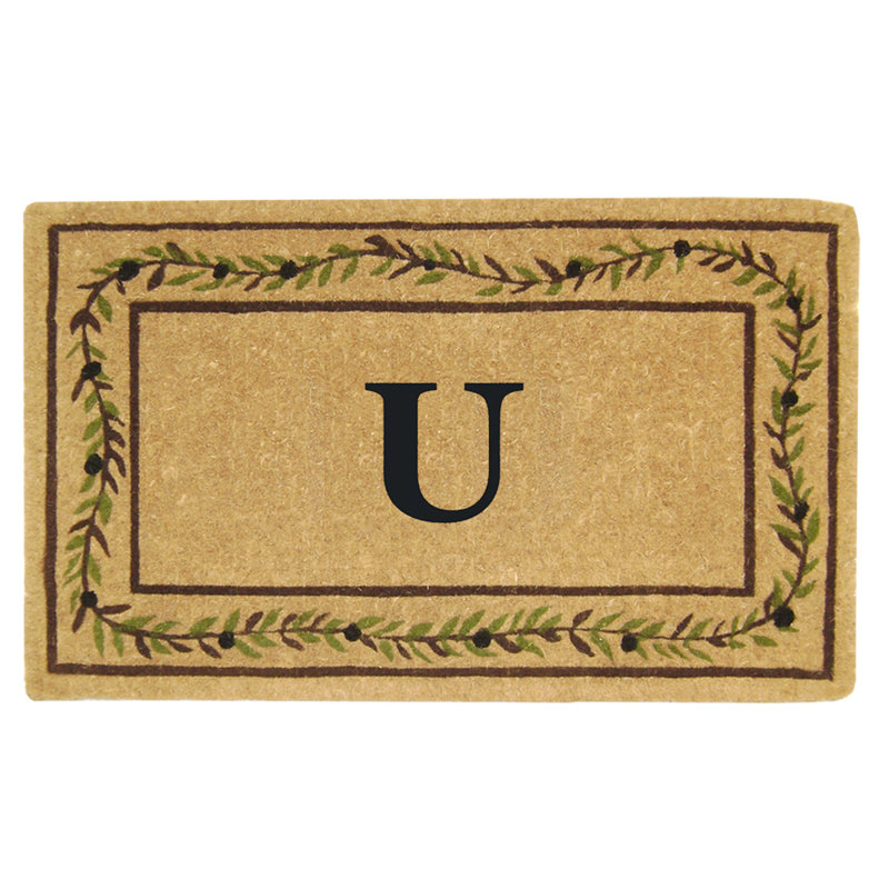 Tapis d'entrée antidérapant 36 po L x 22 po, U