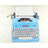 Vintage Blue Typewriter Machine Braided Placemat - Home Decor