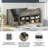 Frandern Twin Loft Bed With Bookcase Storage
