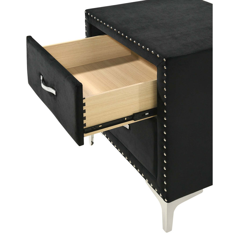 Sophisticated Nightstand With Multiple Functionalities