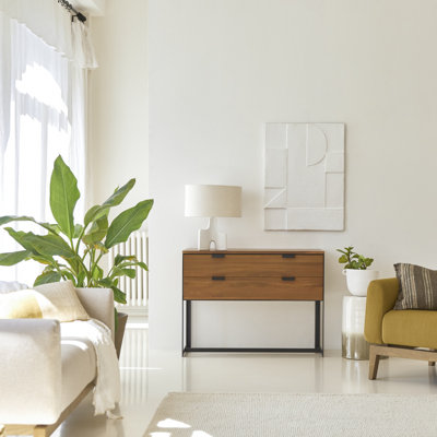 Urban 39.37'' Solid Wood Top Console Table