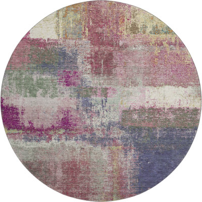 Premium Machine Washable Kumbhar AMF1354 Modern Rug