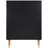 Contemporary 5-Drawer Chest With Gold Accent-1039395066