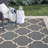 Arneshia Power Loom Geometric Gray/Beige Indoor/Outdoor Area Rug-774256686