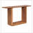 Mirod Elegant Minimalist Console Table with Curved Corners,Natural Wood Veneer,U-Base Design for Easy Placement ,Perfect for Displaying Your Treasures,Simple Assembly-18740988