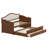 Upholstered Button-Tufted Daybed with Pull-Out Trundle and Storage Drawers-1308263913