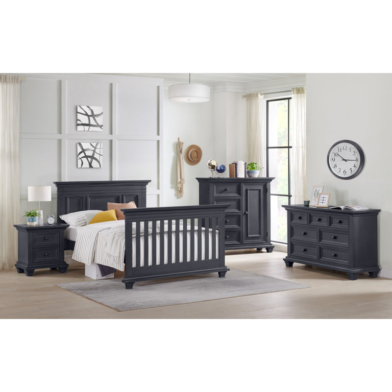 Ensemble de conversion pour lit double Weston, Bleu marine foncé