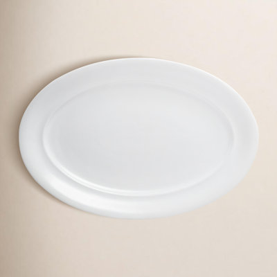 Over&Back Rimmed Oval Serving Platter