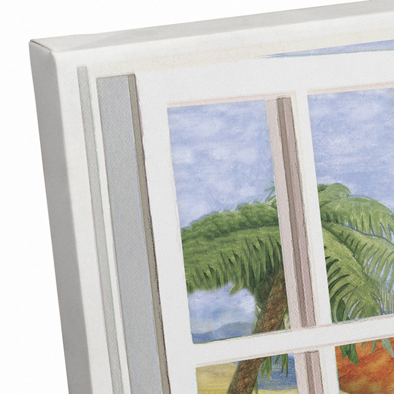 Art sur toile pour fenêtre dinosaure Mccasland, H 16 po x l 24 po x P 1,25 po