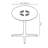 Toledo Aire Round Outdoor Dining Table , 27.56'' in. W 27.56'' in. D-98199488