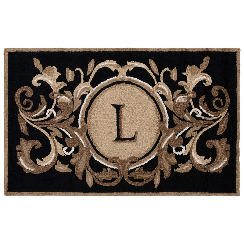 Paillasson Beldegg, Noir / brun, L, L 36 po x L 72 po