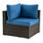 Wicker 4 - Person Patio Conversation Set with Cushions