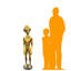 Statue dorée extraterrestre Roswell