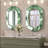 Mulat Glass Oval Mirror-617496192