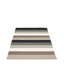 Molly Striped Area Rug in Mud/Black/Gray/Ivory