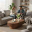 Table basse cannelée Mid Mid Century-129020645