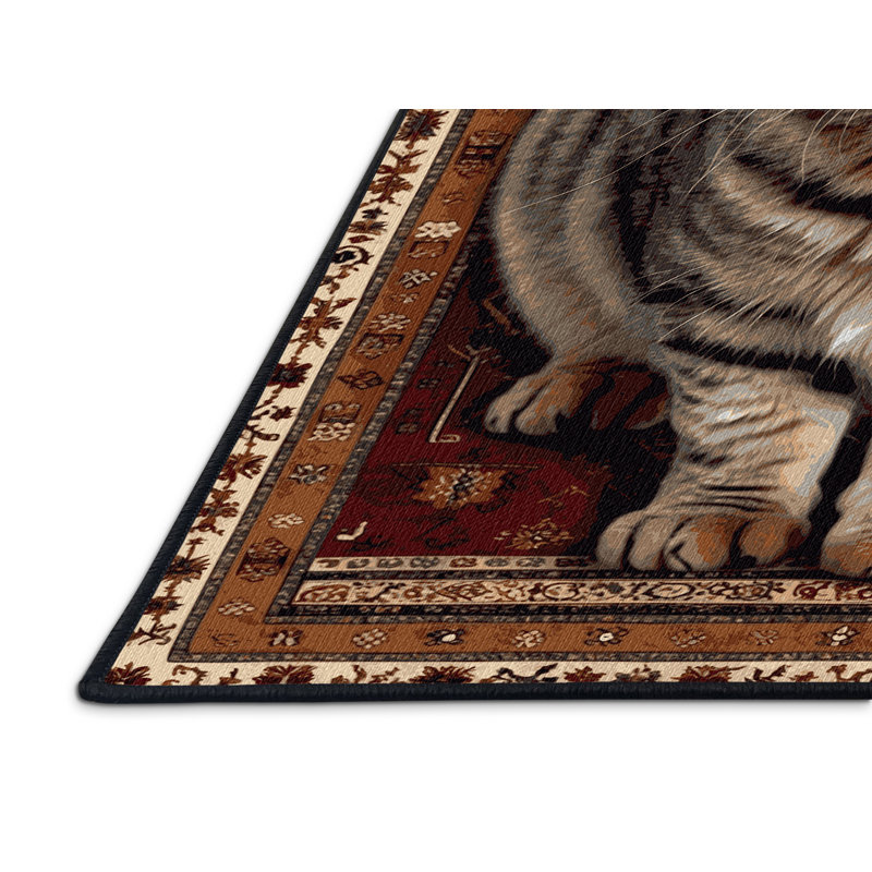  Tapis lavable kurilian Bobtail, Tapis de couloir 2 pi x 4 pi