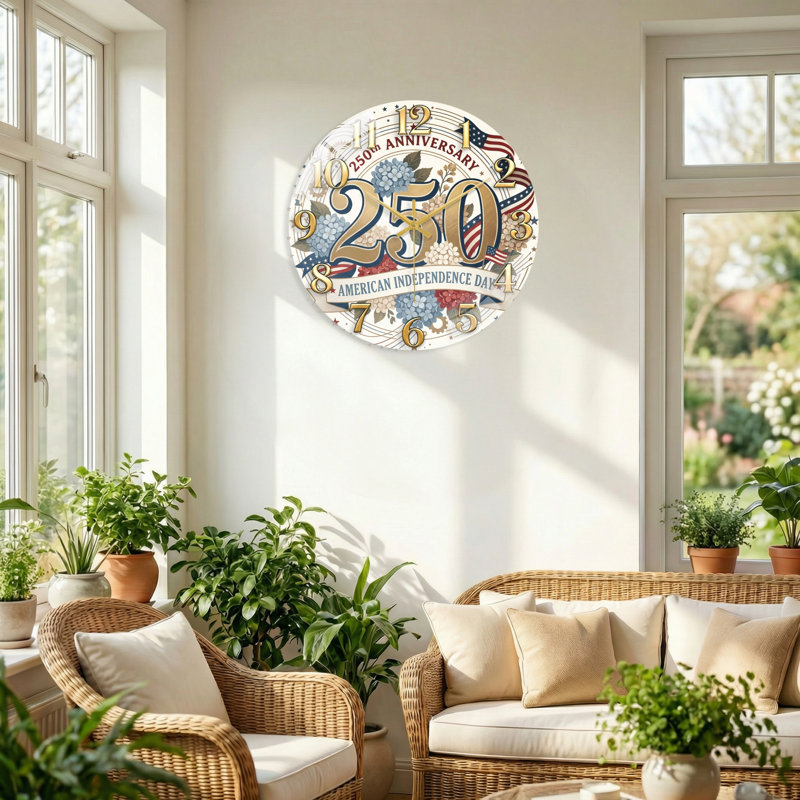 "American Independence USA 250th Anniversary Merchandise", 40 x 40 cm (15,7 x 15,7 pouces)