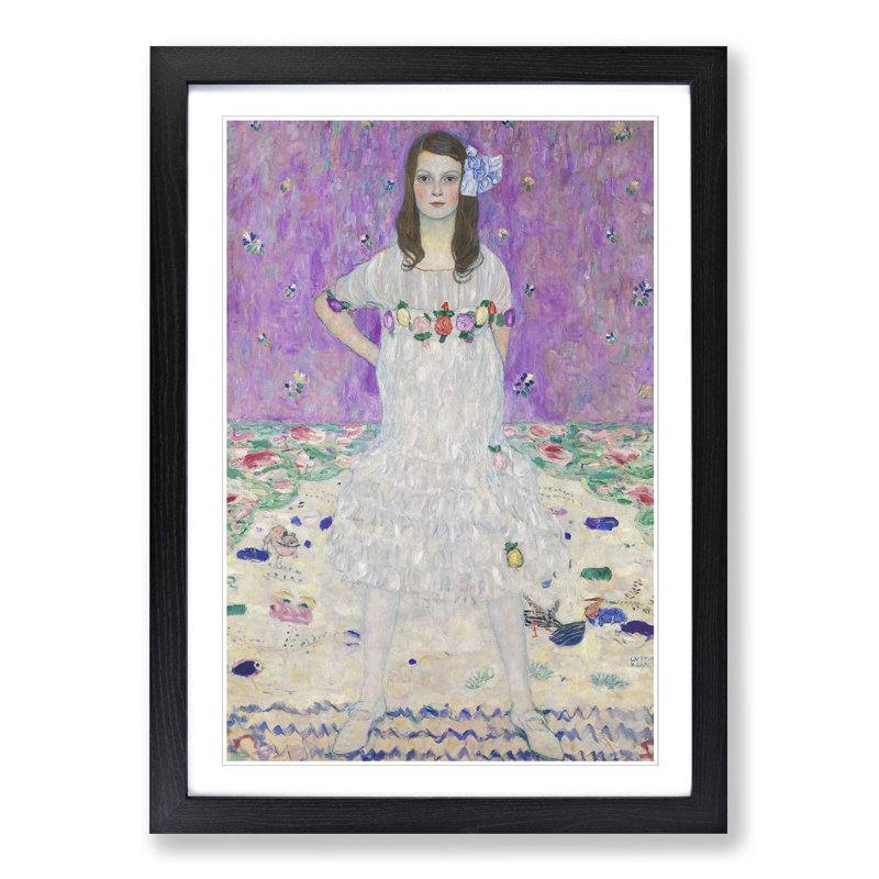 Gustav Klimt - Single Picture Frame Painting, Black