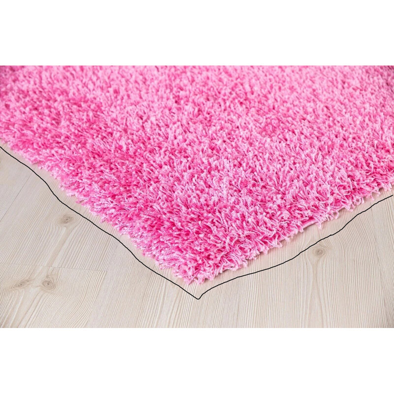 Solid Colour Shag Area Rug, Rectangle 160 x 230 cm