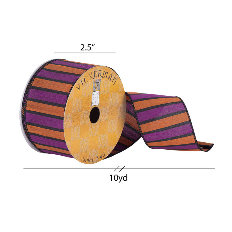 4.72'' Striped Ribbon