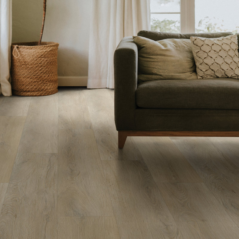 Planche de vinyle de luxe 9 po x 60 po x 8 mm EverGen, Arôme Essence