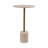 Belliso Large Rounded Marble Table, Brown