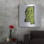  «Mississippi 2» par Art Licensing Studio, art mural en métal, 36 po x 36 po-988135227