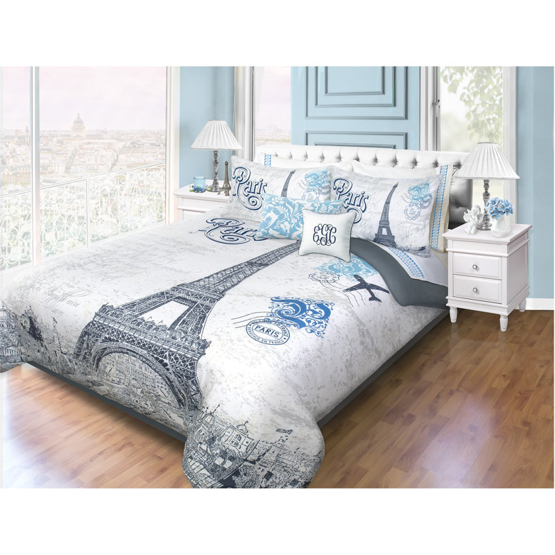 Ensemble de housse de couette , Housse de couette très grand + 2 taies décoratives