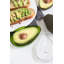 Contenant de rangement pour aliments à demi-chasse avocats