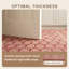 Tapis Fielding traditionnel à motif floral intégral, cuivre, vert, crème et rose, lavable à la machine, antidérapant, à poils courts, pour l'intérieur et l'extérieur, adapté aux animaux domestiques, idéal pour le salon, la chambre, la salle à manger, l'entrée, le couloir ou le bureau.-1302161708