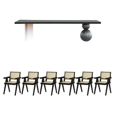 Ensemble de salle à manger rectangulaire