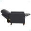 Faux Leather Modern Recliner-1164839943